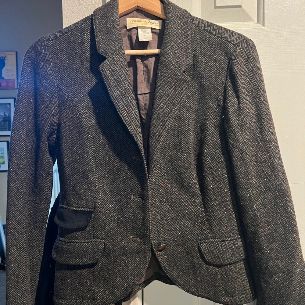Victoria’s Secret Catalog London Jean Herringbone Blazer